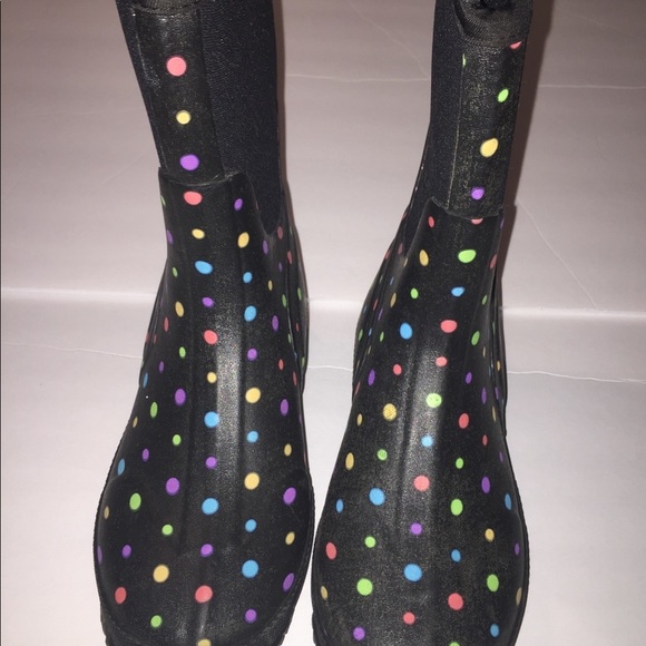 Western chief ditsy dots waterproof boots size 6 - Picture 2 of 6